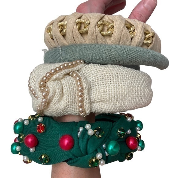Beautiful lot of 4 new and nwot headbands Anthropologie plus more